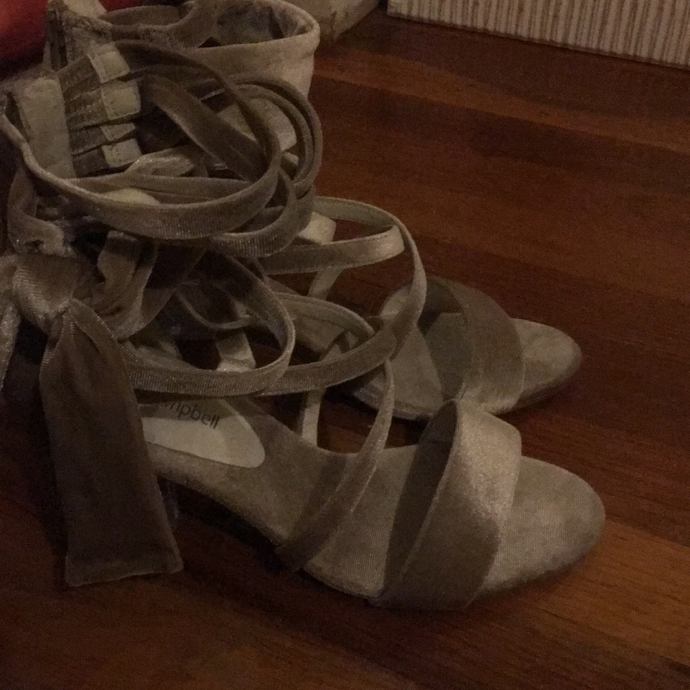 Jeffery Campbell velvet heels